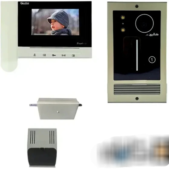پکیج کامل یک طبقه ایفون کالیوز مدل s72( پنل لمسی)