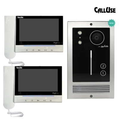 پکیج کامل دو طبقه ایفون کالیوز مدل s72( پنل لمسی)